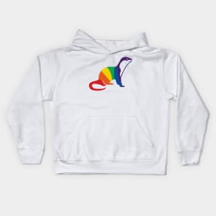 Rainbow Otter Kids Hoodie